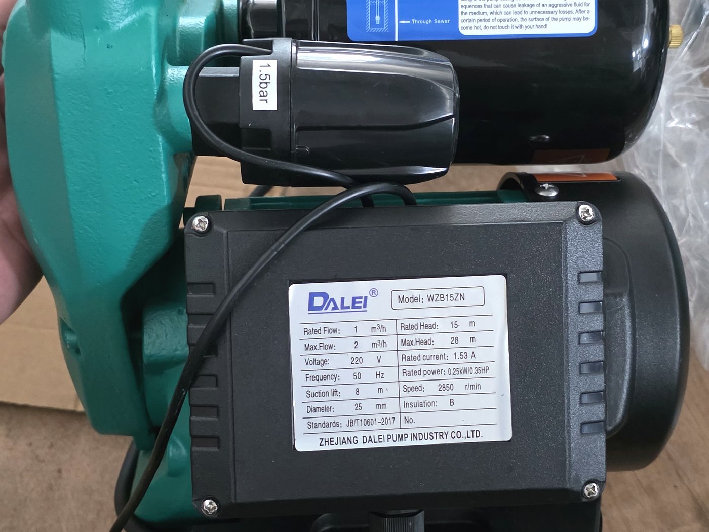 Ảnh sản phẩm máy bơm dùng cho tư vấn Pilot